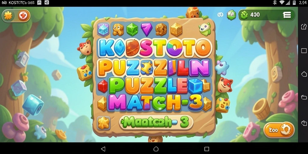 Tampilan antarmuka KOSTOTO yang menarik dan intuitif.